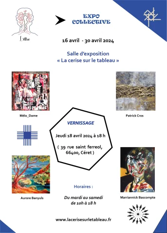 Image Exposition collective à la Galerie « Cerise sur le tableau »